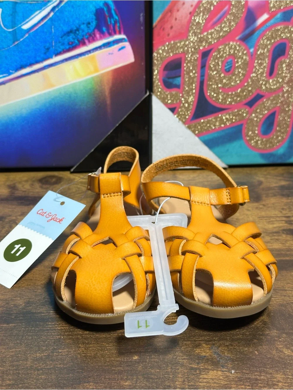 Cat & Jack Ella Sandals size 11